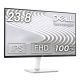 Dell 24 - S2425H Monitor -  23.8 Inch IPS, FHD 1920 x 1080,  100Hz, 250nits, 99% sRGB, 2 X HDMI, Integrated 2 x 5W speakers,  Silver x Black, Ultra Thin Bezel