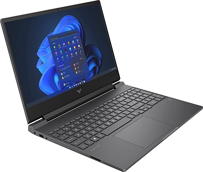 images HP Victus 15-fa1097ne Gaming Laptop, Intel Core i7-13700H, 512GB SSD, 16GB RAM, 15.6 Inch, FHD Display, NVIDIA GeForce RTX 4050 6GB GDDR6, Dos- Mica Silver