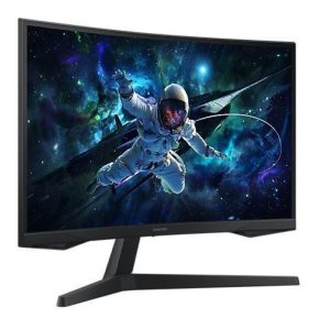 Samsung Monitor Odyssey G5 LS27CG552EMXEG QHD 27 Inch GAMING, 2560*1440 FHD-165Hz, 1ms response, DP / HDMI / Headphone Inputs - Curved