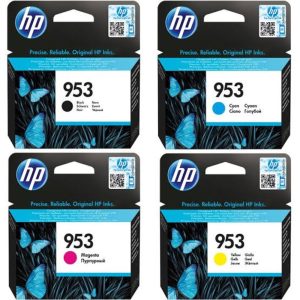 HP 953 Black + 953  Tri Color Ink Cartridge Set
