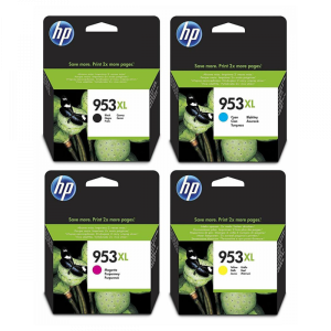 Hp 953xl Black & 953xl - Cyan, Magenta, Yellow Ink Cartridge Set