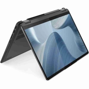 Lenovo Ideapad Flex 5 - X360 Core-i3-1215U , 8 GB RAM, 256 GB SSD, Intel UHD Graphics, 14 Inch WUXGA 1920x1200, IPS, 300nits 10-point Multi-touch, FHD Cam with private shutter, Backlit Keyboard , Finger Print, Windows 11, Strom Grey