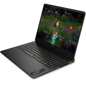 HP Omen Gaming 16-am0026ne, Intel Core Ultra 7-255H, 16GB RAM DDR5-5600, 512GB-SSD, Nvidia GF RTX 5050 8GB GDDR7, 16 Inch -2K, 1920 x 1200, 300nits, 144Hz-IPS, 4-zone RGB Fullsize backlit keyboard, DTS:X® Ultra; Dual speakers; HP Audio Boost; HyperX ,Free Game Pass 3 Months , Windows 11, Shadow Black, 3 Years Warranty- لابتوب اتش بي جيمنج