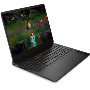 HP Omen Gaming 16-am0026ne, Intel Core Ultra 7-255H, 16GB RAM DDR5-5600, 512GB-SSD, Nvidia GF RTX 5050 8GB GDDR7, 16 Inch -2K, 1920 x 1200, 300nits, 144Hz-IPS, 4-zone RGB Fullsize backlit keyboard, DTS:X® Ultra; Dual speakers; HP Audio Boost; HyperX ,Free Game Pass 3 Months , Windows 11, Shadow Black, 3 Years Warranty- لابتوب اتش بي جيمنج