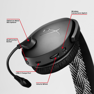 HyperX Cloud Jet - Wireless Gaming Headset (AJ0T1AA) 2 Years Warranty