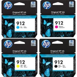 HP Ink 912, Black , Cyan , Magenta , Yellow