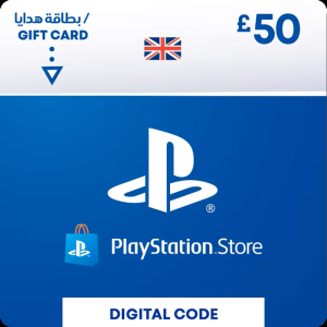 PlayStation Network - GBP 50 PSN Card (UK Store).