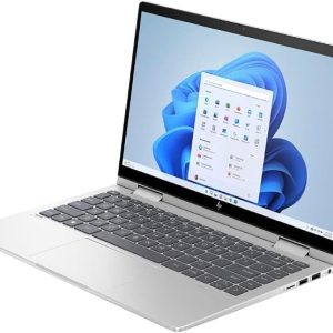 HP Envy x360 Laptop 14-es1013dx, Intel Core 5 120U, 8GB RAM, 512GB SSD, Intel Arc 130V Graphics, 14 Inch 2K Touch-400 nits, IPS, Backlit, Fingerprint, Windows 11