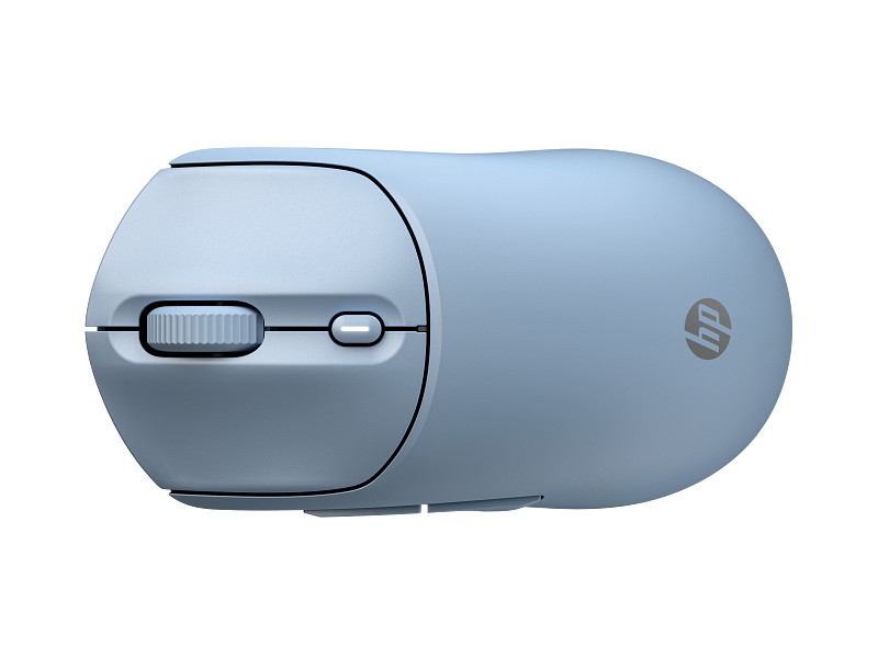 Cooper_Mouse_Blue_Coreset_Top_WhiteBG_4720821 HP 400 Quiet Wireless Mouse, Light Blue